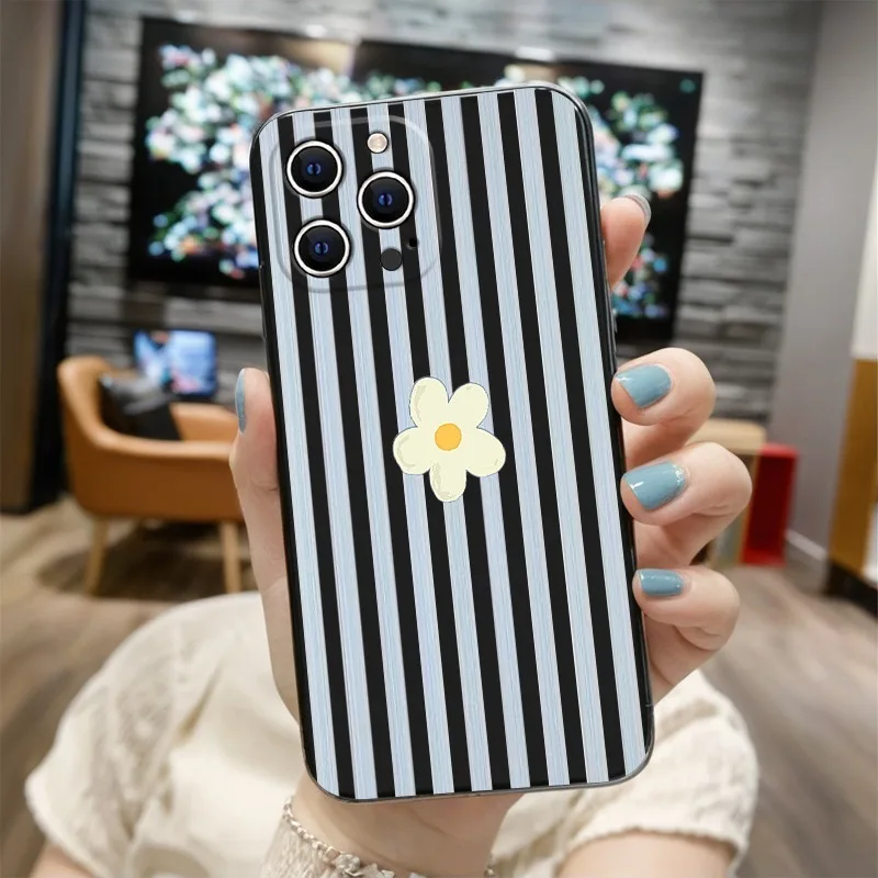 Stripes Flower Korean Phone Ca - огляд і ціна Apple Iphone 15