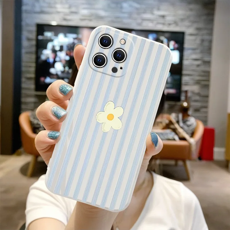 Stripes Flower Korean Phone Ca - огляд і ціна Apple Iphone 15