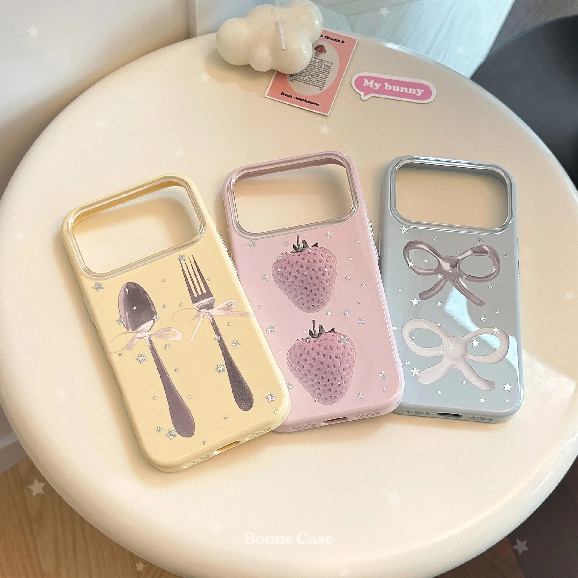 Luxury Candy Colors Sliver Sta - огляд і ціна Apple Iphone 15