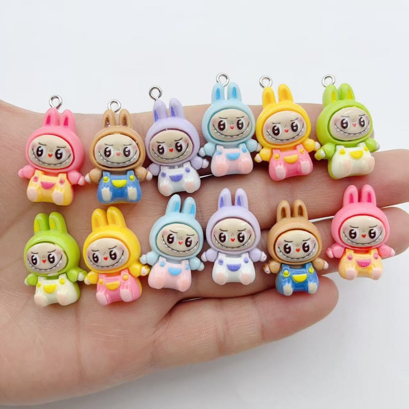10Pcs Kawaii Rabbit Strawberry - огляд і ціна Phone Accessories Charms