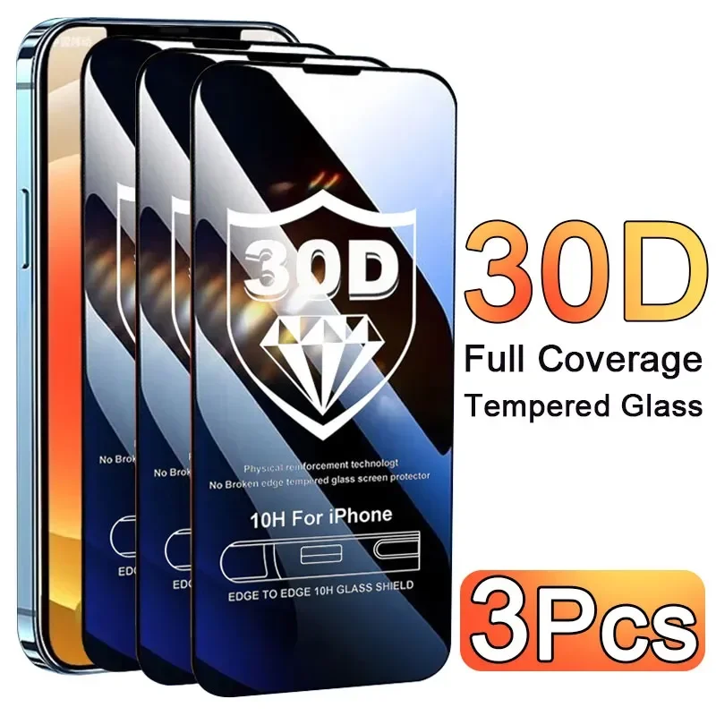 3PCS Glass Protector Phone Cas - огляд і ціна Phone Accessories Useful