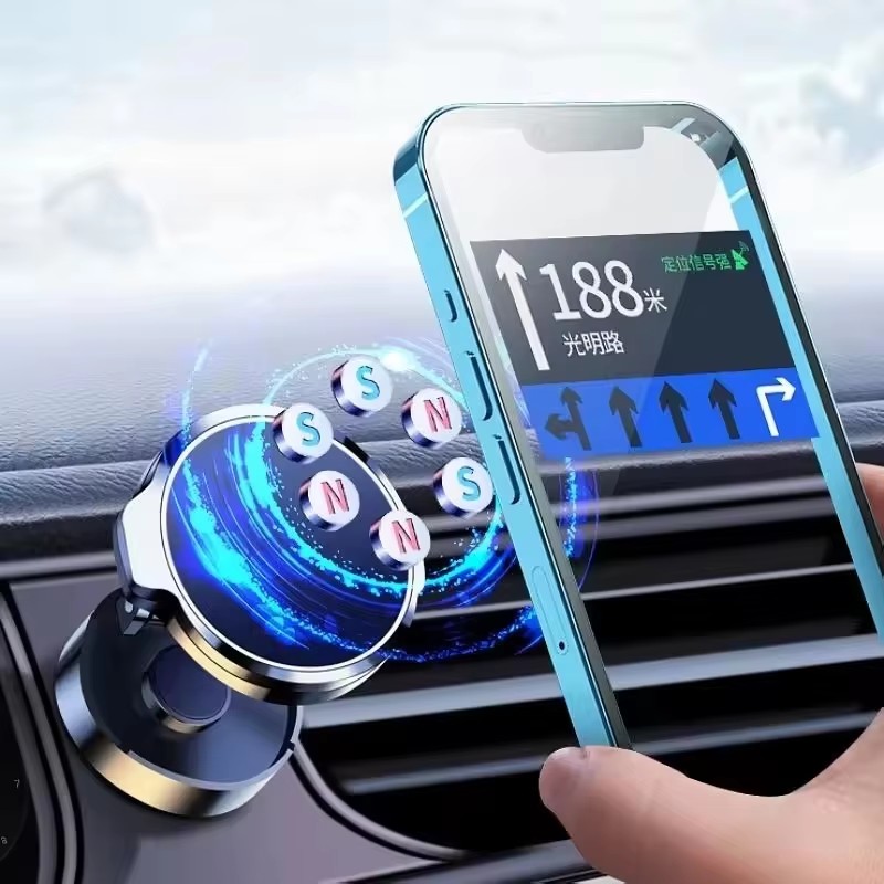Round Folding Magnetic Car Hol - огляд і ціна Phone Accessories Holder Car