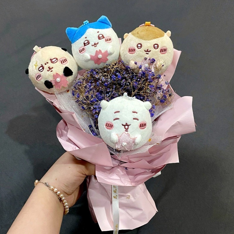 Sakura Series Plush Keychain C - огляд і ціна Phone Accessories Charms